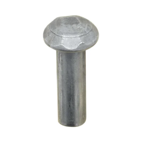 Hammered Steel Rivet Head. 3/8" Head, 11/16" L